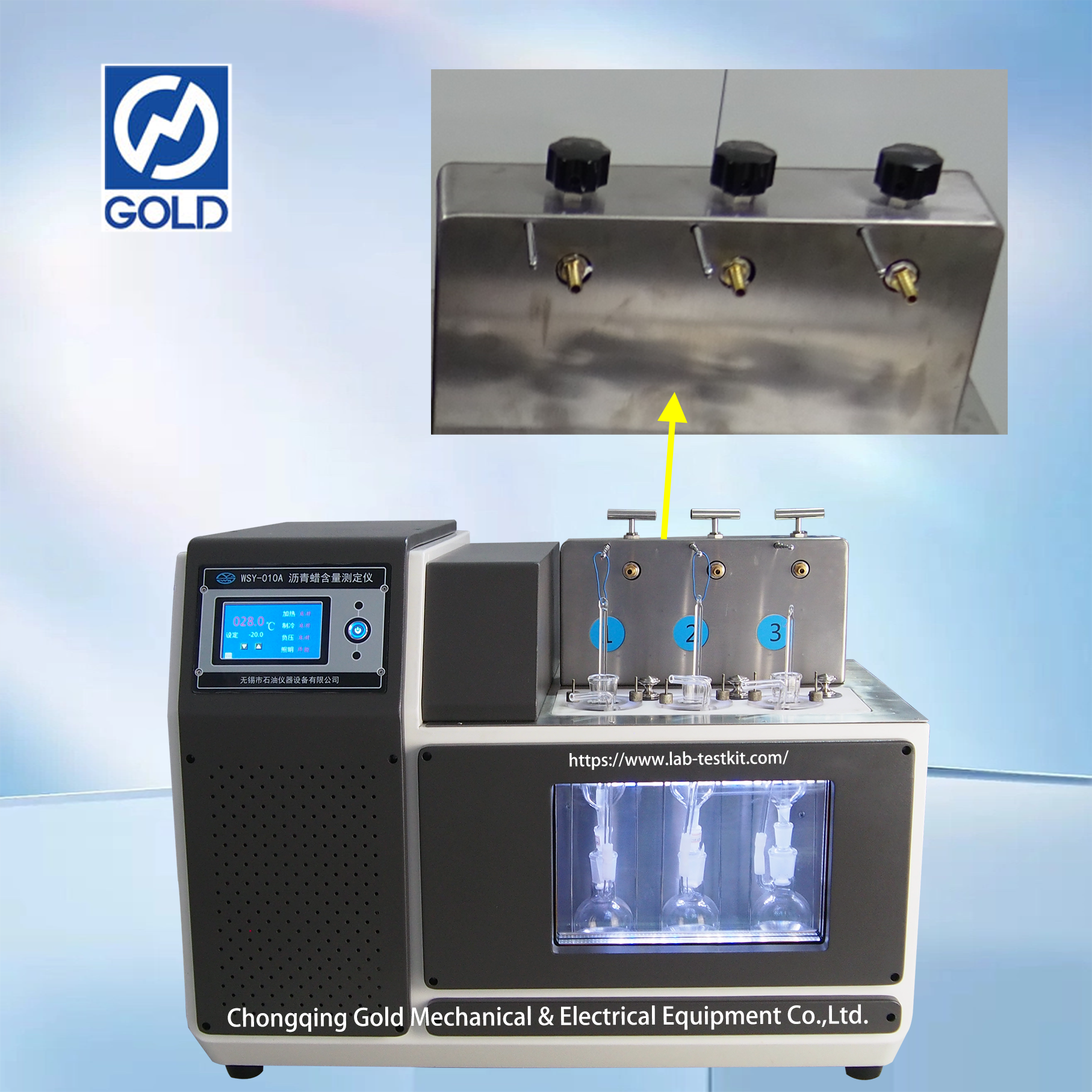 Mashine ya upimaji wa mafuta ya parafini ya Asphalt