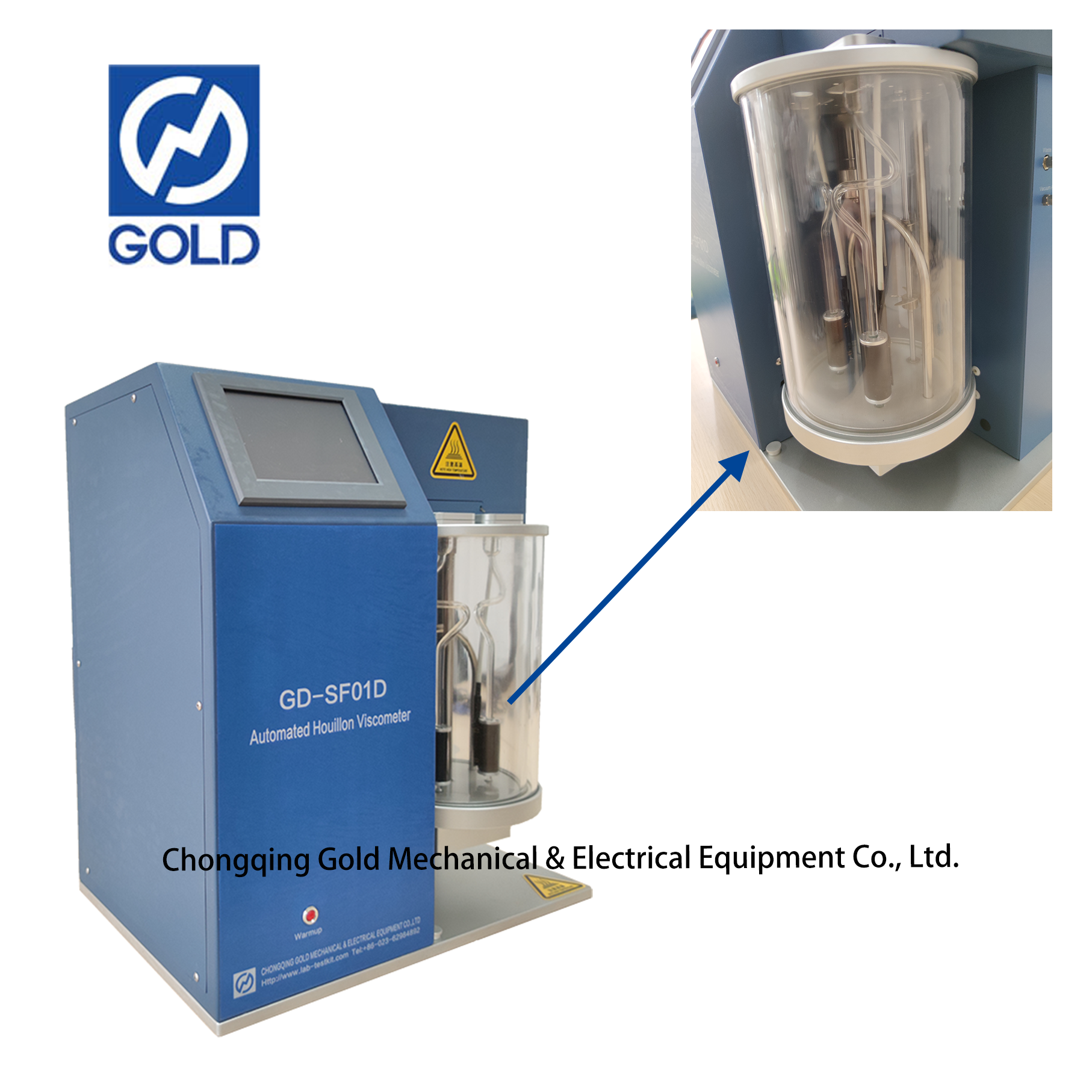 Houillon kinematic mnato wa kuoga tester kwa mafuta ya kioevu mafuta