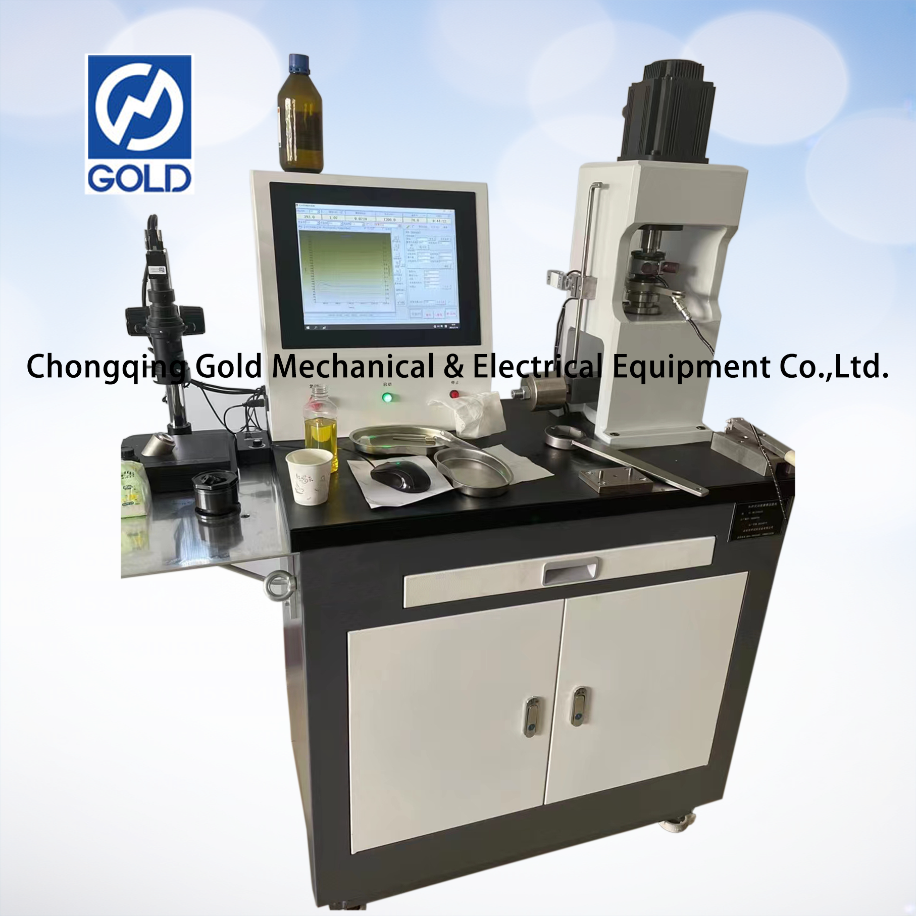 ASTM D2266 Lever Type Nne mpira huvaa tester ASTM D4172