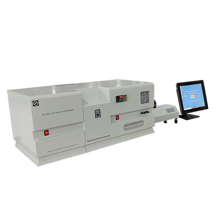 GD-5453 Sulfuri ya UVF katika Analyzer ya Mafuta.