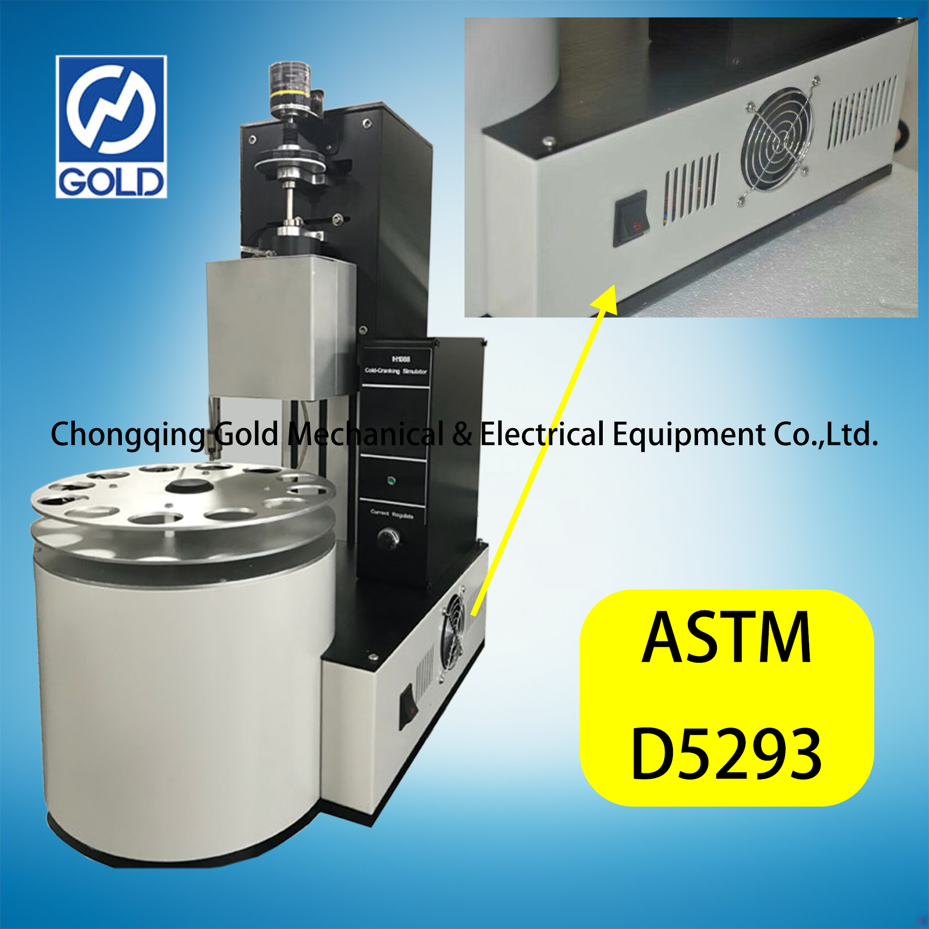 Simulator ya Clining Crunking moja kwa moja (CCS) ASTM D2602 ASTM D5293