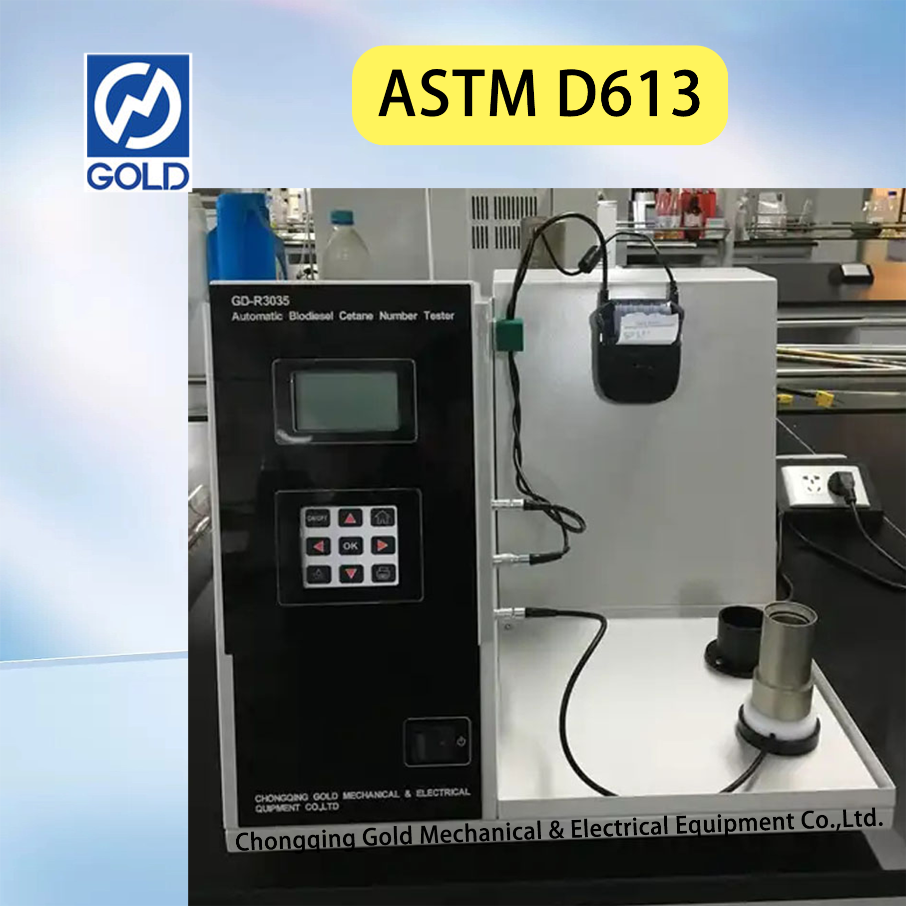 Dizeli cetane tester ASTM D613