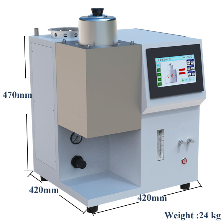 ASTM D4530 (MCRT) vifaa vya mtihani wa mabaki ya kaboni na njia ndogo na bei ya ushindani