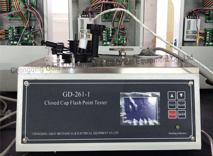 GD-261-1 Semi Auto LCD Screen Pensky Martens Ilifungwa Vifaa vya Upimaji wa Kikombe