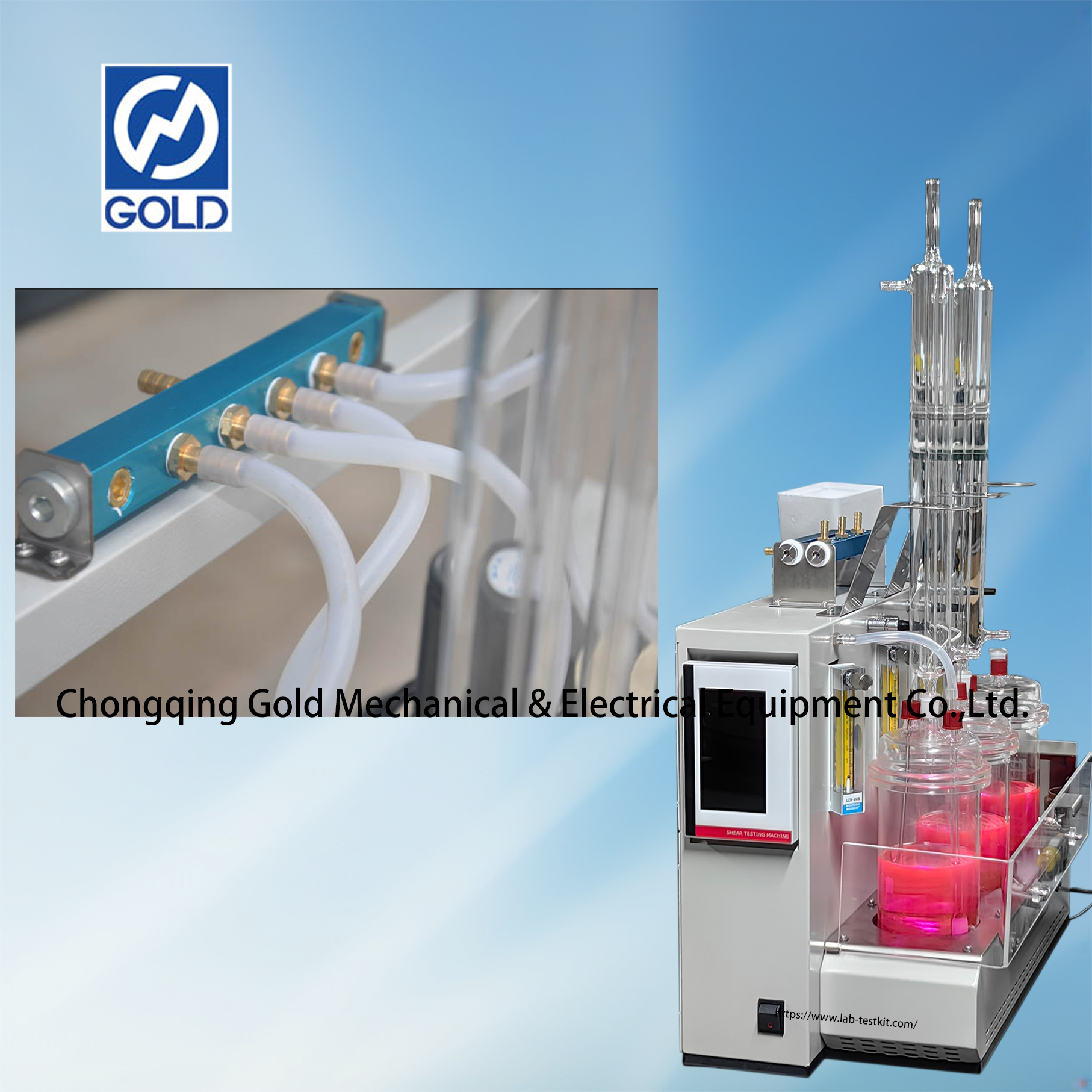 ASTM D1384 Injini ya Corrosion Corrosion Tester