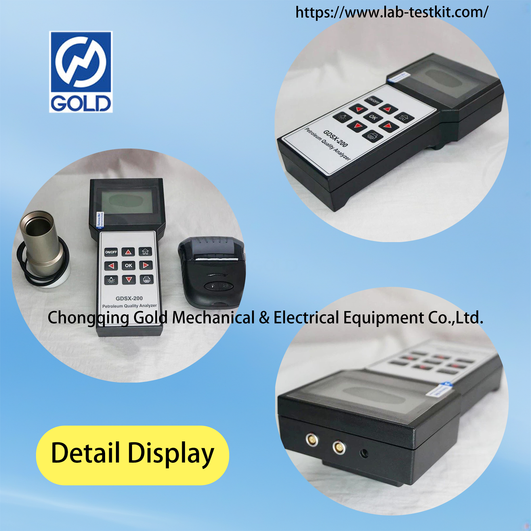 ASTM D2699 PORTABLE PETOLINE Octane Nambari na Dizeli Cetane Nambari Analyzer ASTM D4737